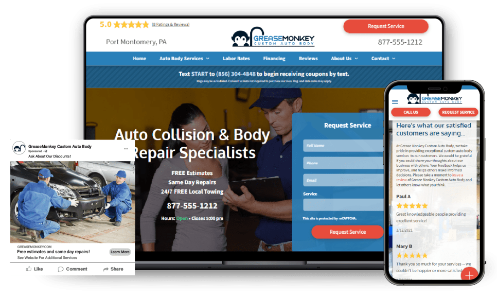 digital marketing products for automotive franchise businesses