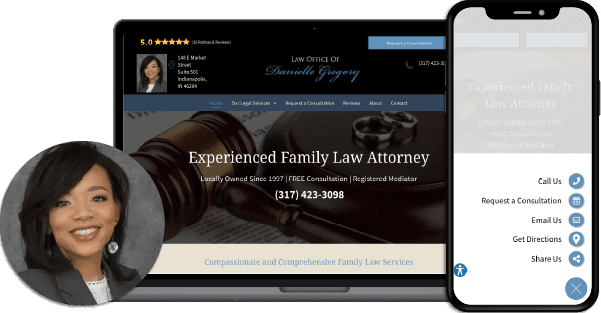 family law website and reviews created and managed by Hibu