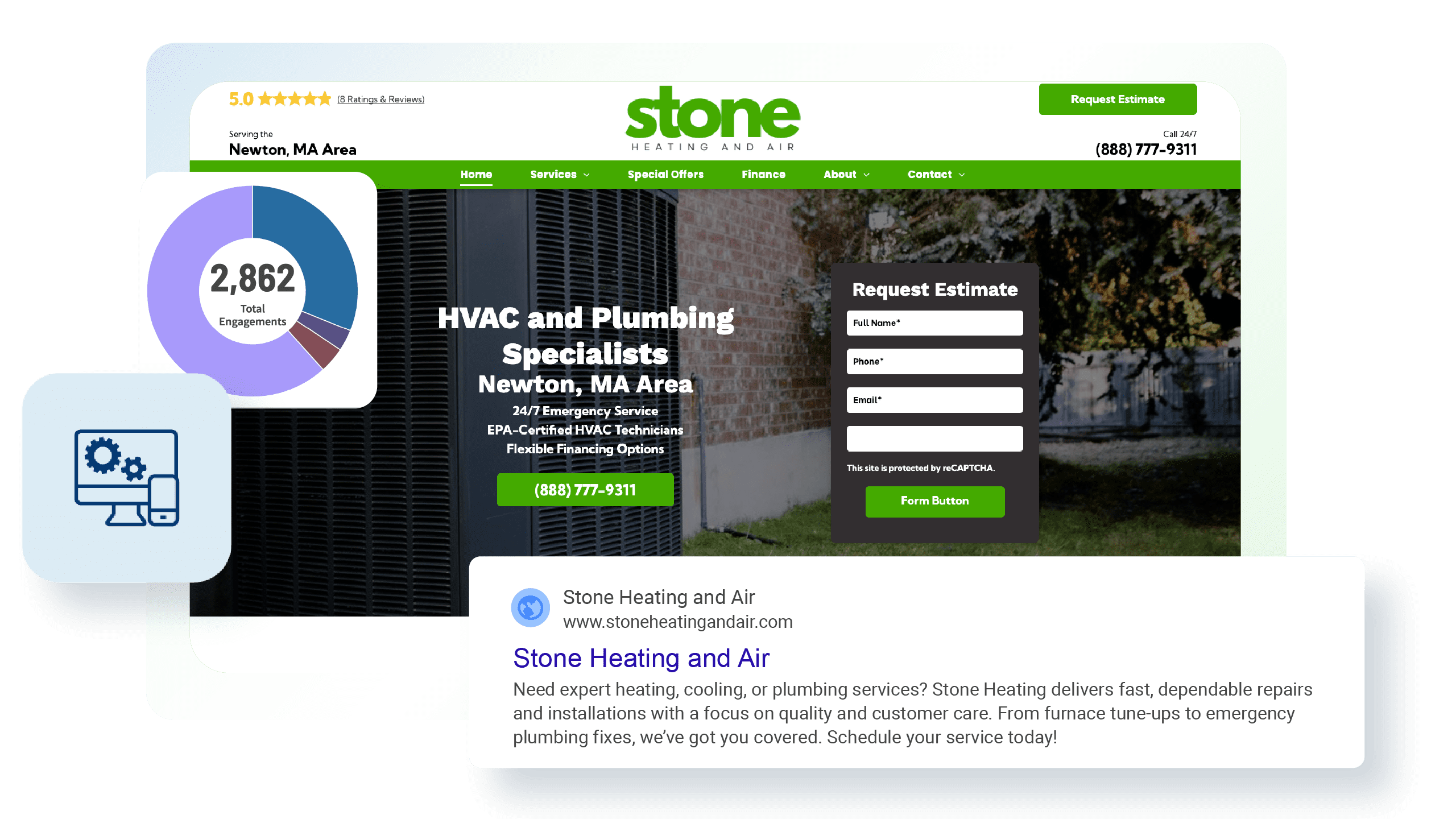 Websites Dashboard image