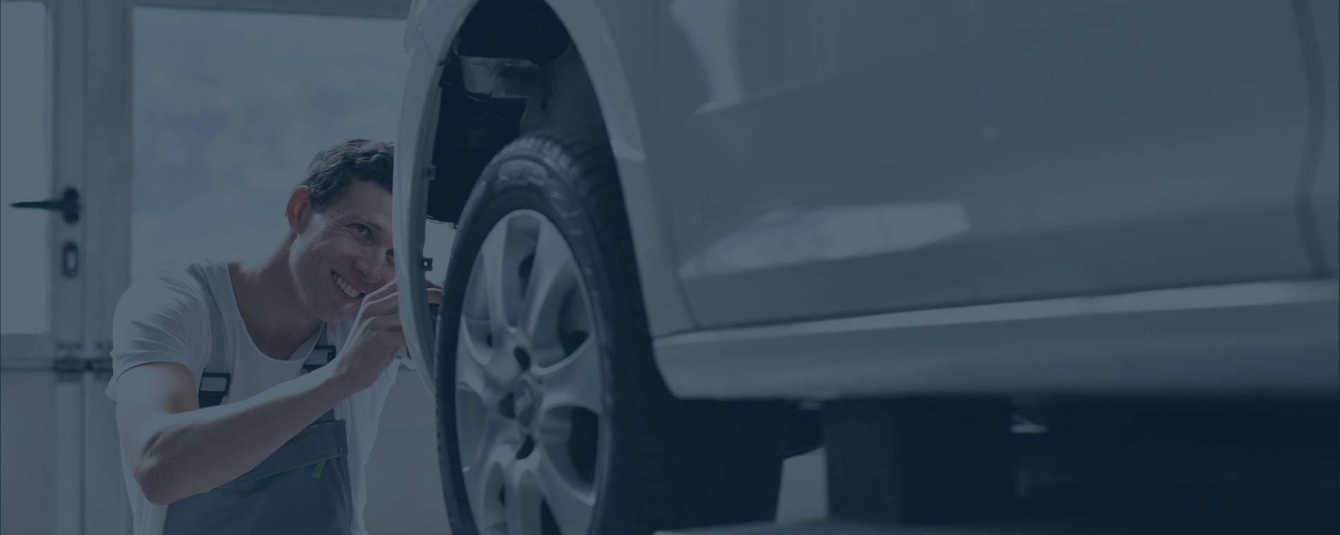 Auto pro working on a car